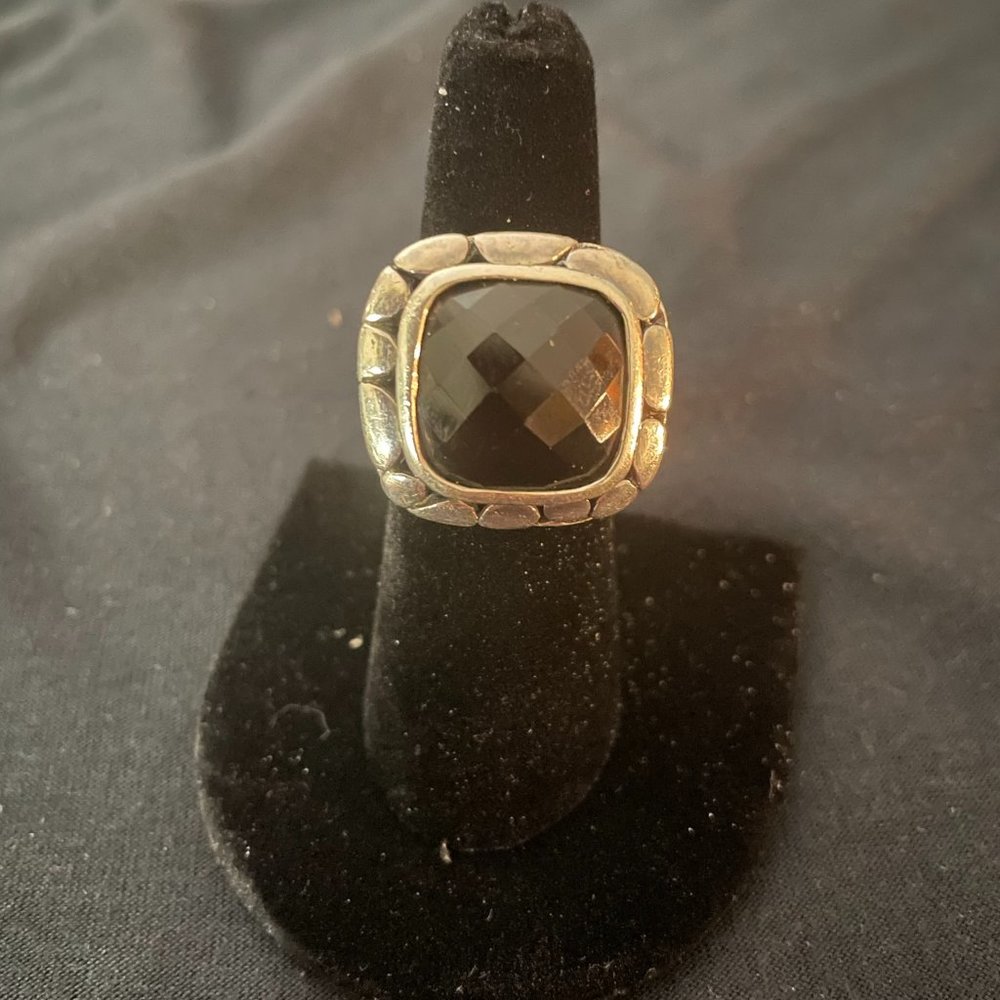 Sterling Silver Smoky Topaz Ring